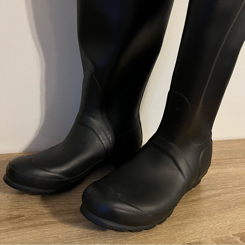 Hunter Women’s Original Tall Rain Boots Black Size 8 - Picture 5 of 13